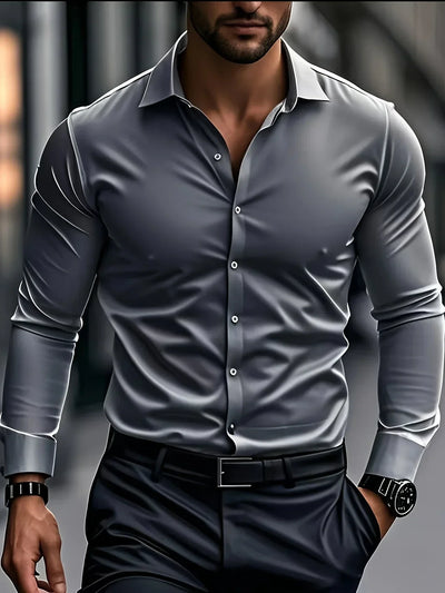 Marc | Chemise élégante à manches longues avec boutons