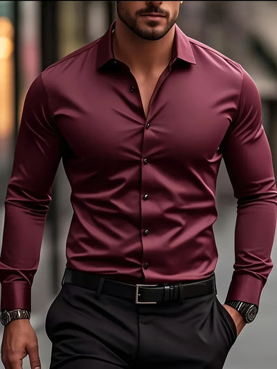 Marc | Chemise élégante à manches longues avec boutons