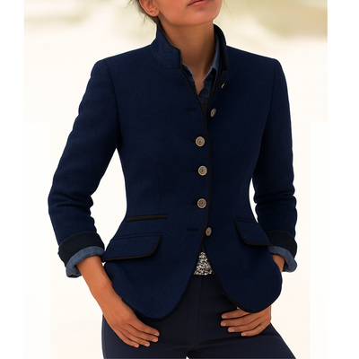 Valeria | Cardigan elegante con colletto alto