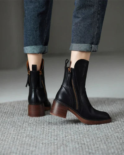 GARCIEL – Bottines en cuir
