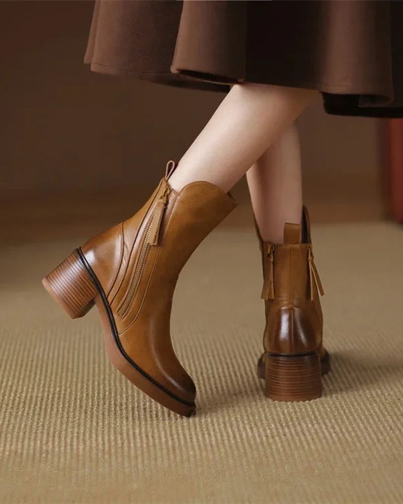 GARCIEL – Bottines en cuir