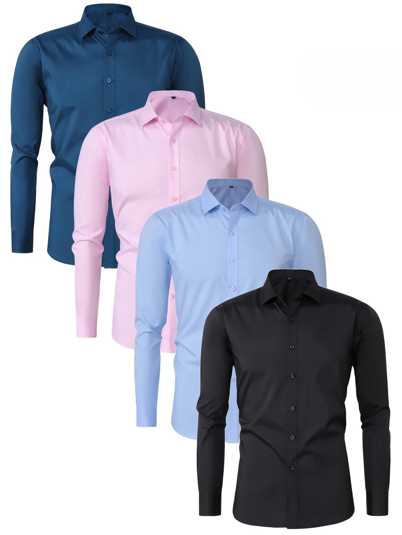 Marc | Chemise élégante à manches longues avec boutons