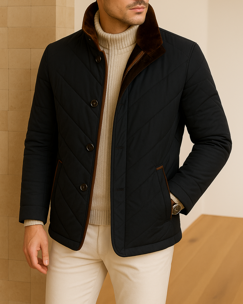 Helmfried | Veste matelassée