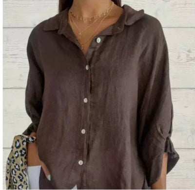 Chloé | Chemise Coton et Lin à Nouer dans le Dos