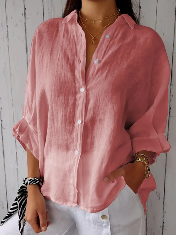 Chloé | Chemise Coton et Lin à Nouer dans le Dos