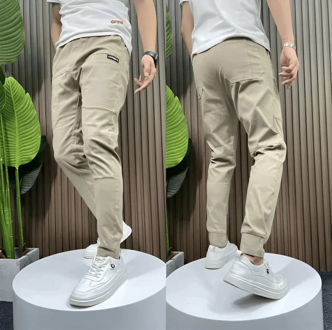 TOMMASO | PANTALONS CARGO ÉLASTIQUES PREMIUM