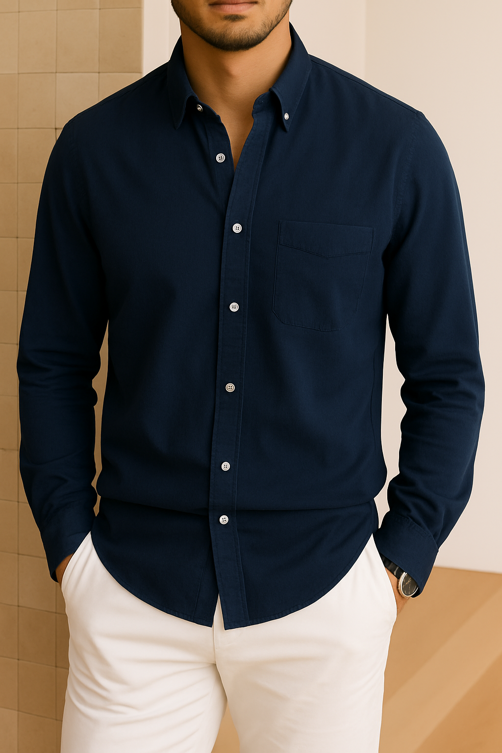 Leonardo - Chemise artisanale pour homme