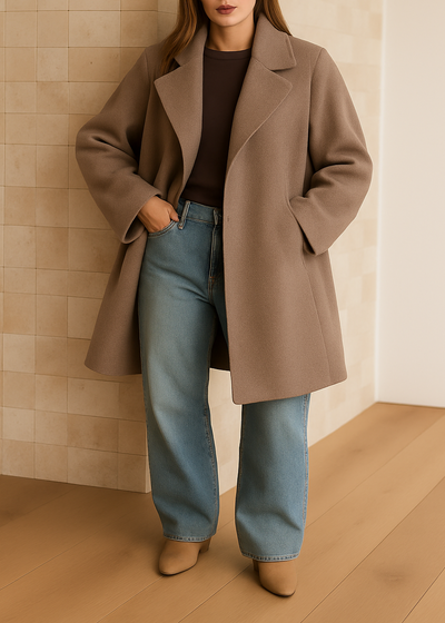 Savrani™ | Manteau coupe-vent de luxe en laine