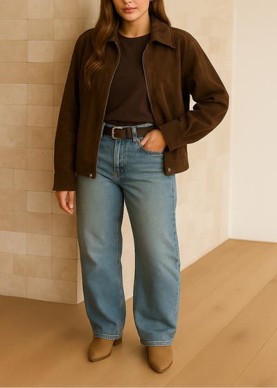 LUNA - Giacca scamosciata