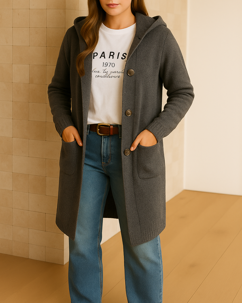 VIOLA™| Cardigan long