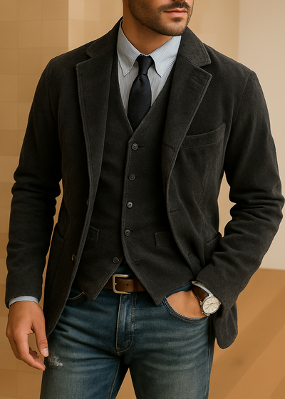 ADOLFO™|Veste et gilet vintage