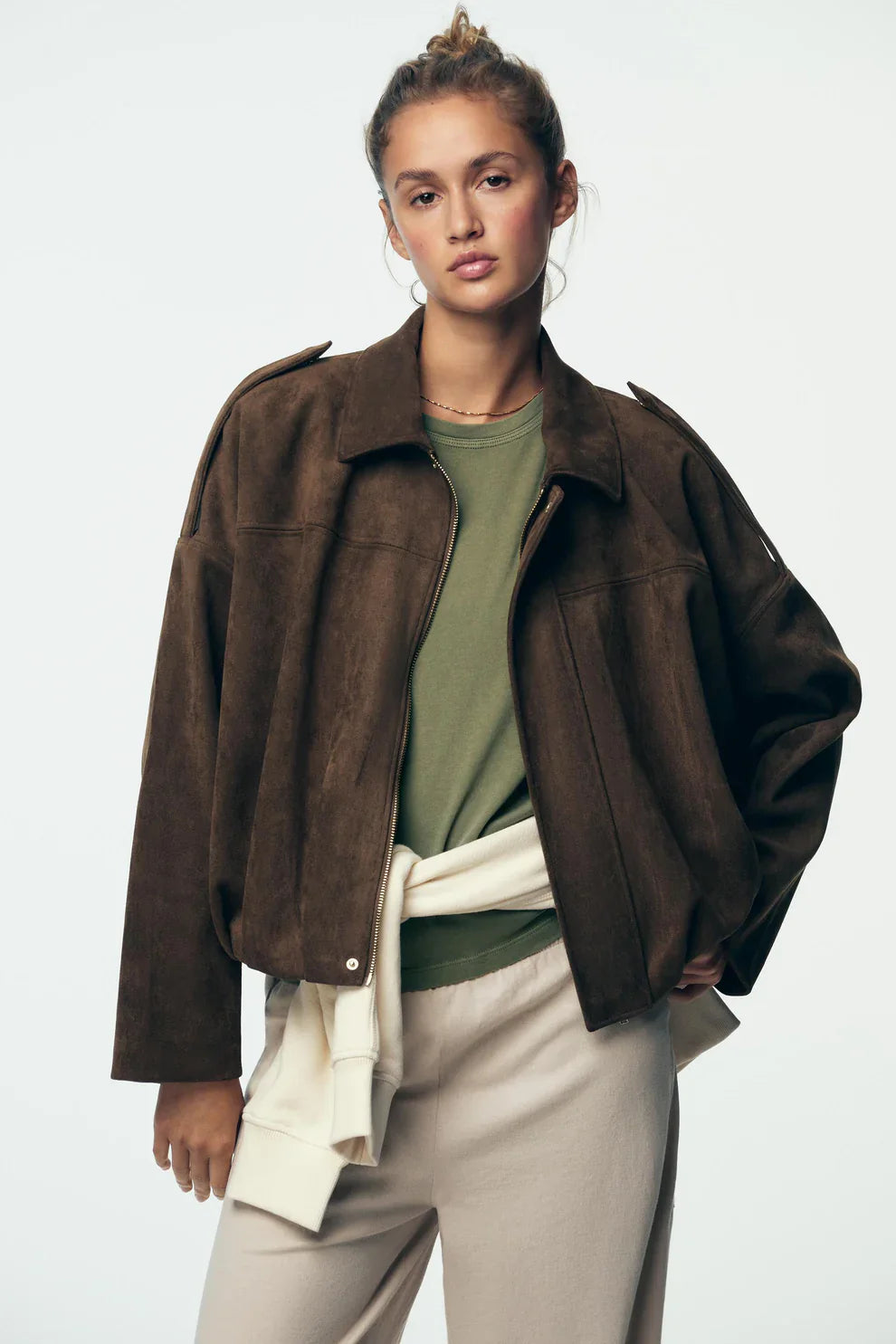 LUNA - Giacca scamosciata