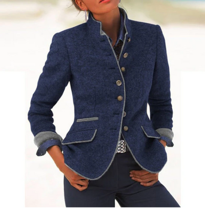 Valeria | Cardigan elegante con colletto alto