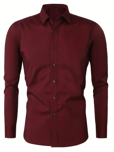 Marc | Chemise élégante à manches longues avec boutons