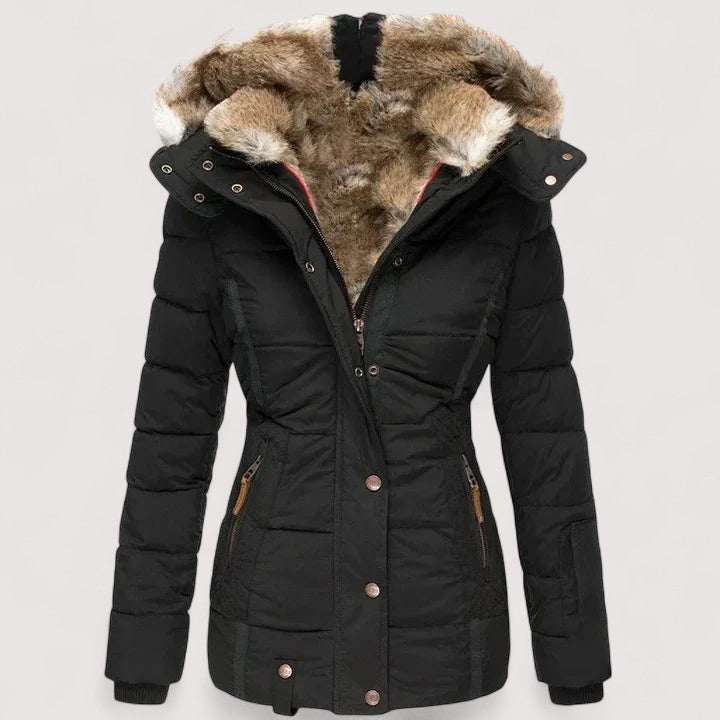 Marylin™ – Manteau d'hiver chaud avec doublure en fourrure