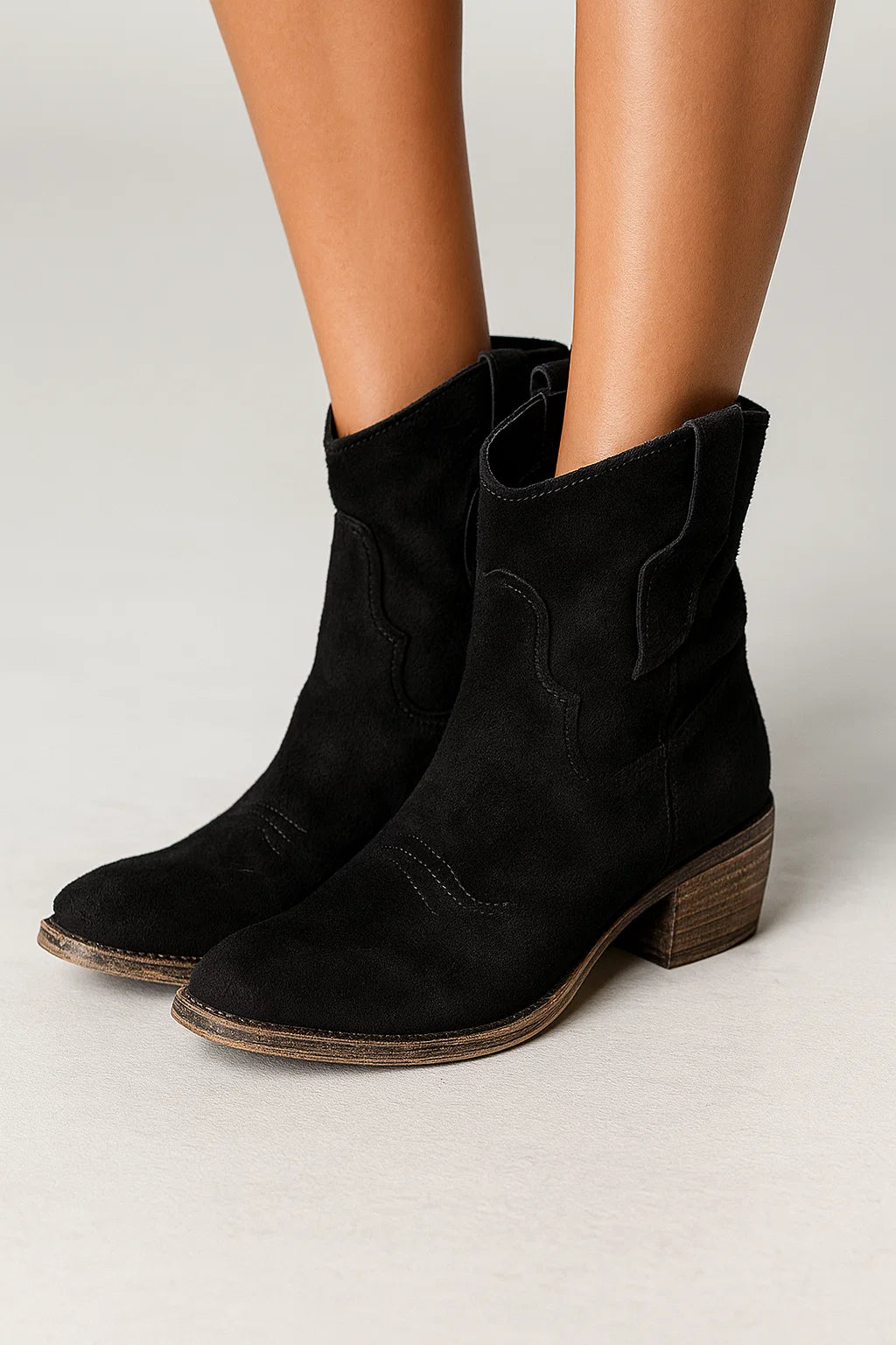 CARLOTA - BOTTES EN CUIR SUÉDÉ