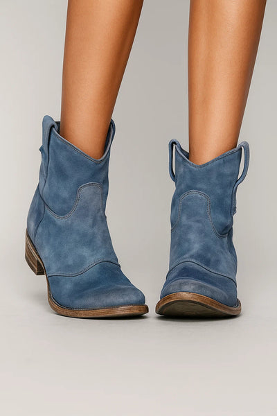 CARLOTA - BOTTES EN CUIR SUÉDÉ