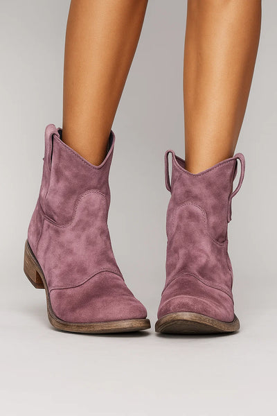 CARLOTA - BOTTES EN CUIR SUÉDÉ