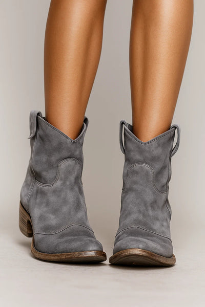 CARLOTA - BOTTES EN CUIR SUÉDÉ