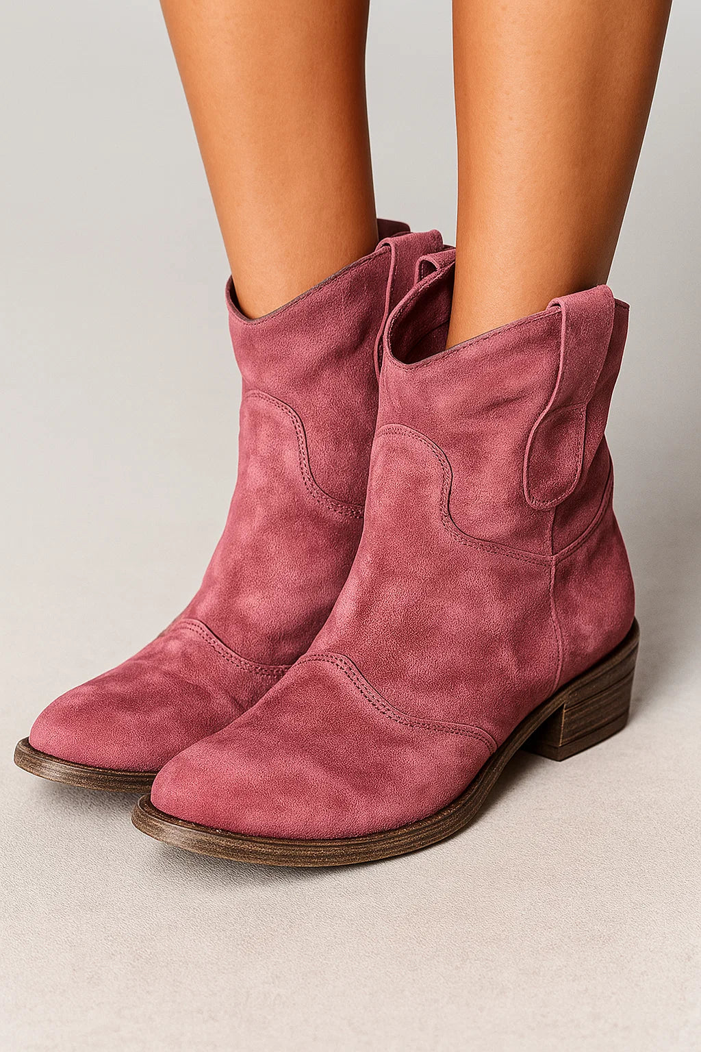 CARLOTA - BOTTES EN CUIR SUÉDÉ