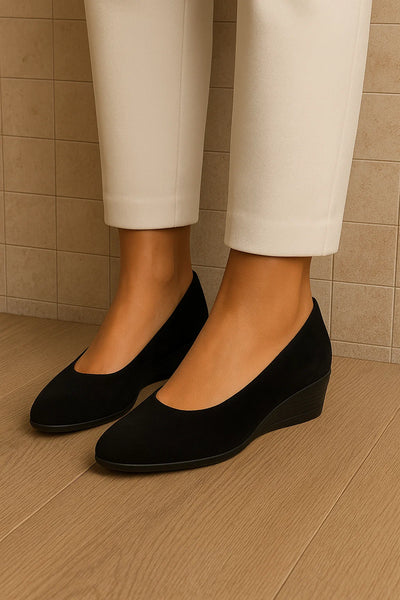 Éliane™ – Ballerines confortables à talon compensé