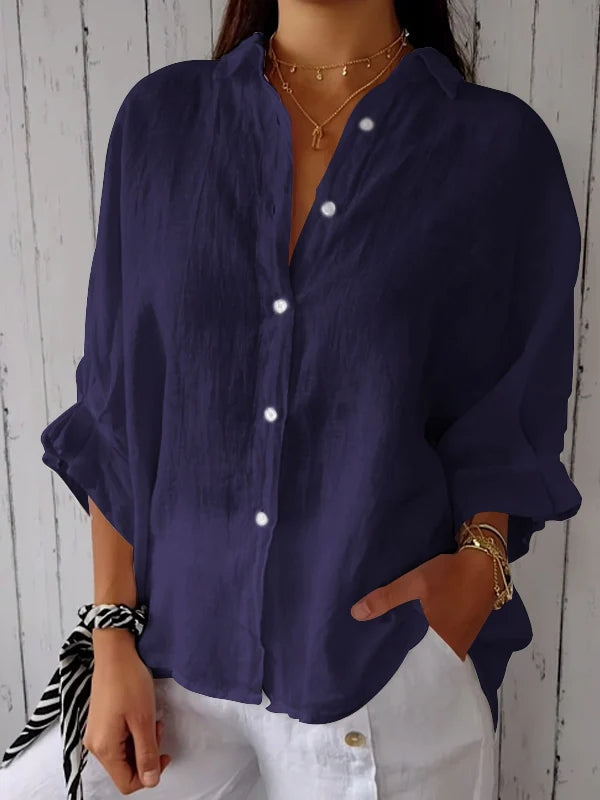 Chloé | Chemise Coton et Lin à Nouer dans le Dos