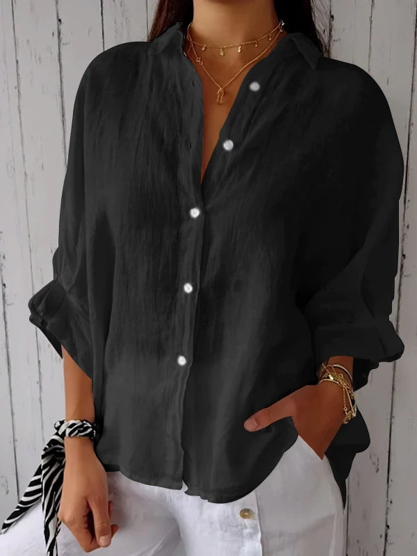Chloé | Chemise Coton et Lin à Nouer dans le Dos