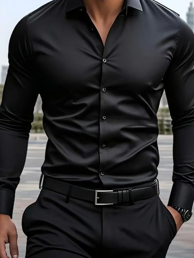 Marc | Chemise élégante à manches longues avec boutons